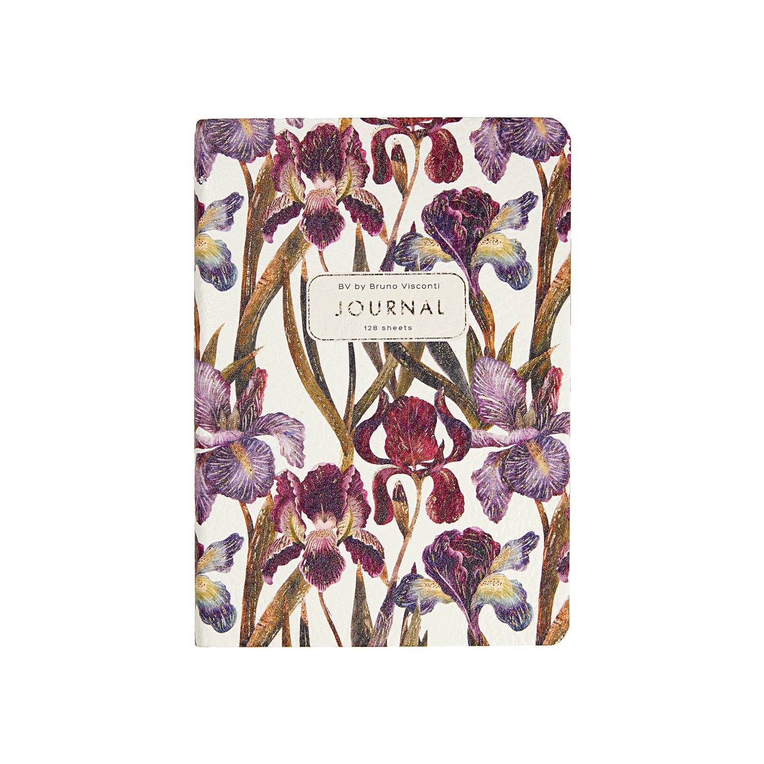 A6 Vegan Leather  Daily Planner Planner - Irises