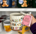 Sunday Morning Bookshelf Coffee Mug
