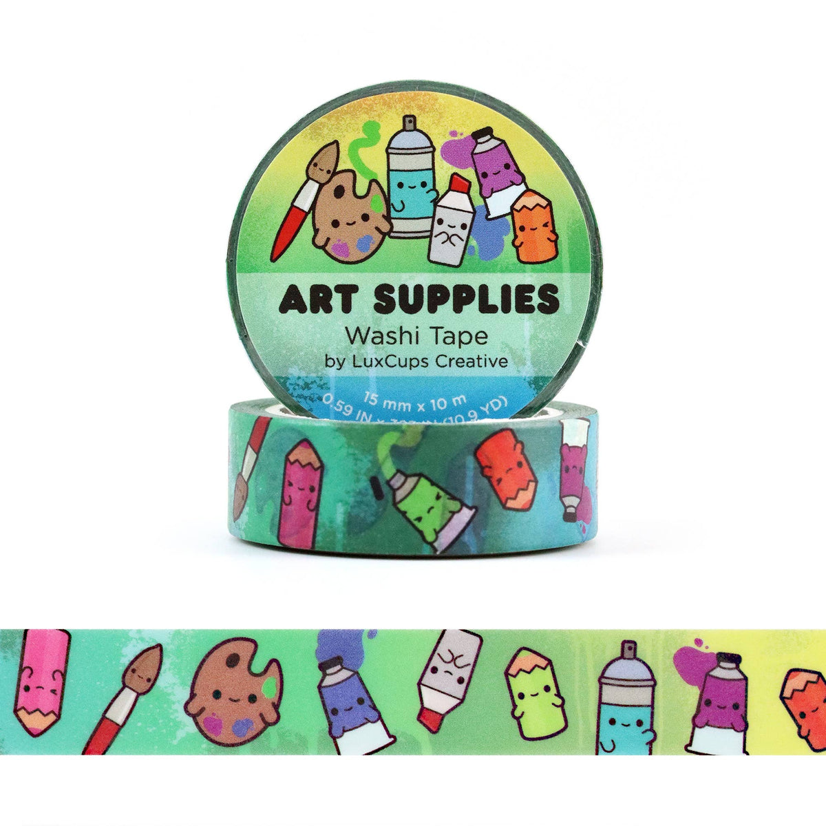 Art Supplies Washi Tape - Stationery | Decorative | Low-Tack