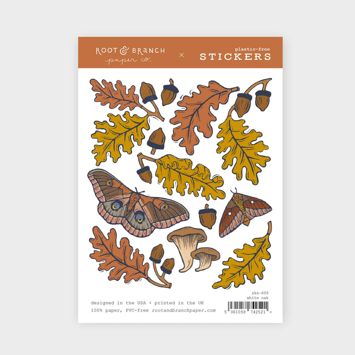 White Oak Sticker Sheet