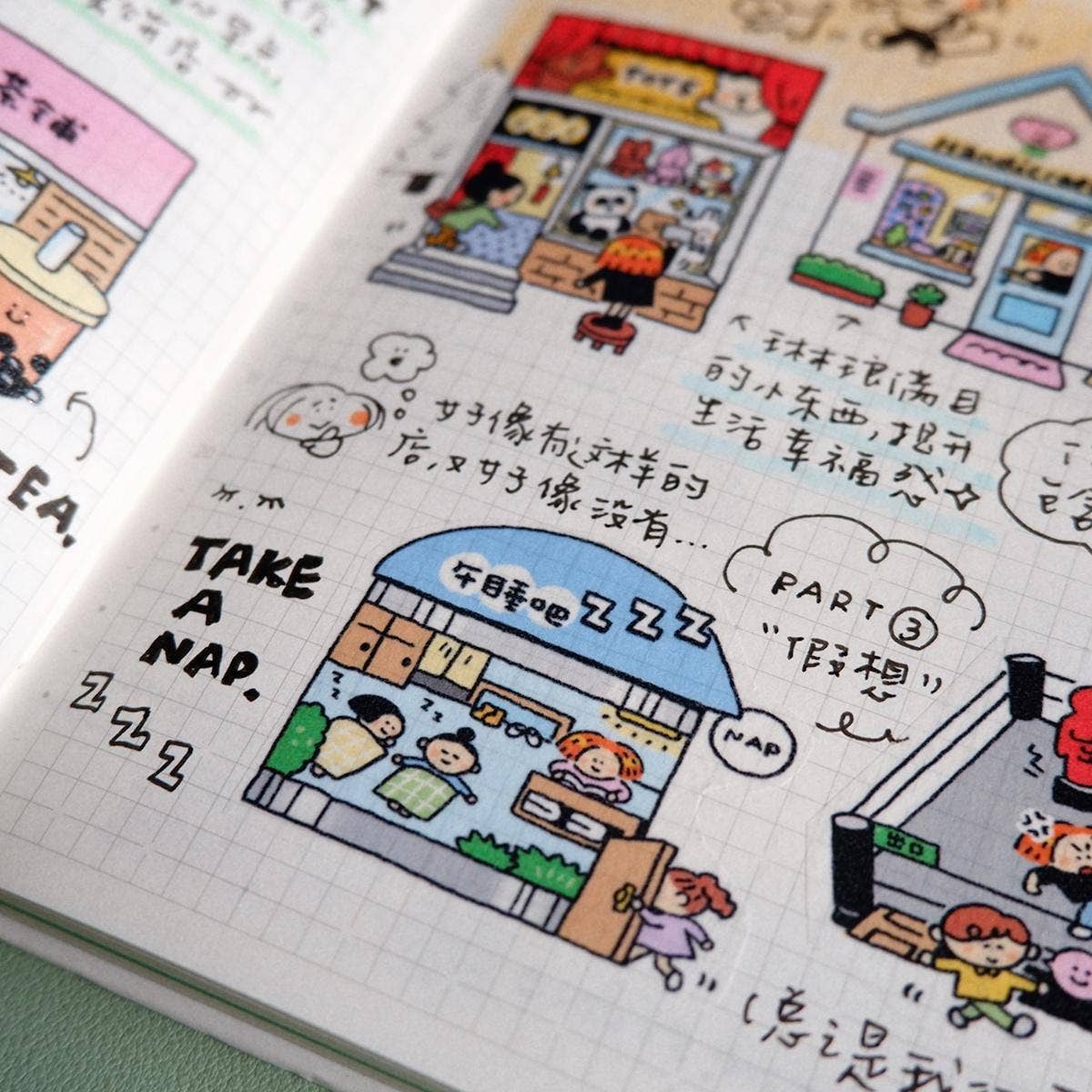 Dream Shop Washi Tape: RiN! Studio BuJo Stickers - Vol. 31