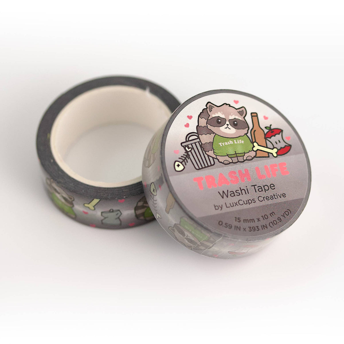 Trash Life Washi Tape - Stationery | Decorative | Low-Tack