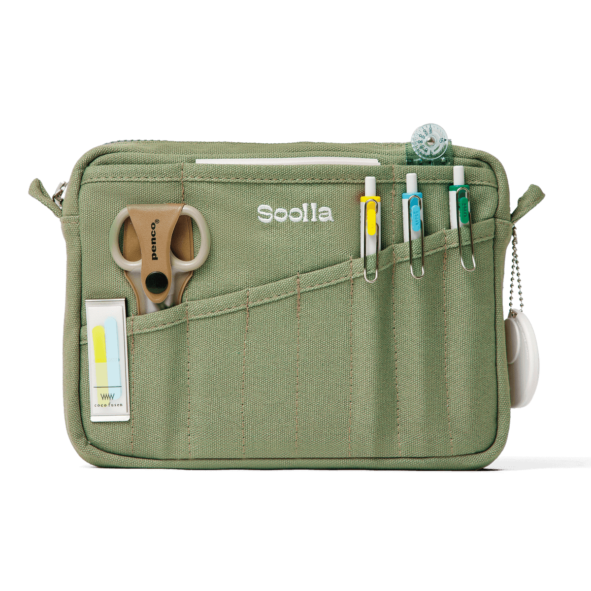Soolla® Studio Pouch, Ganja Green (Stationery Pouch)