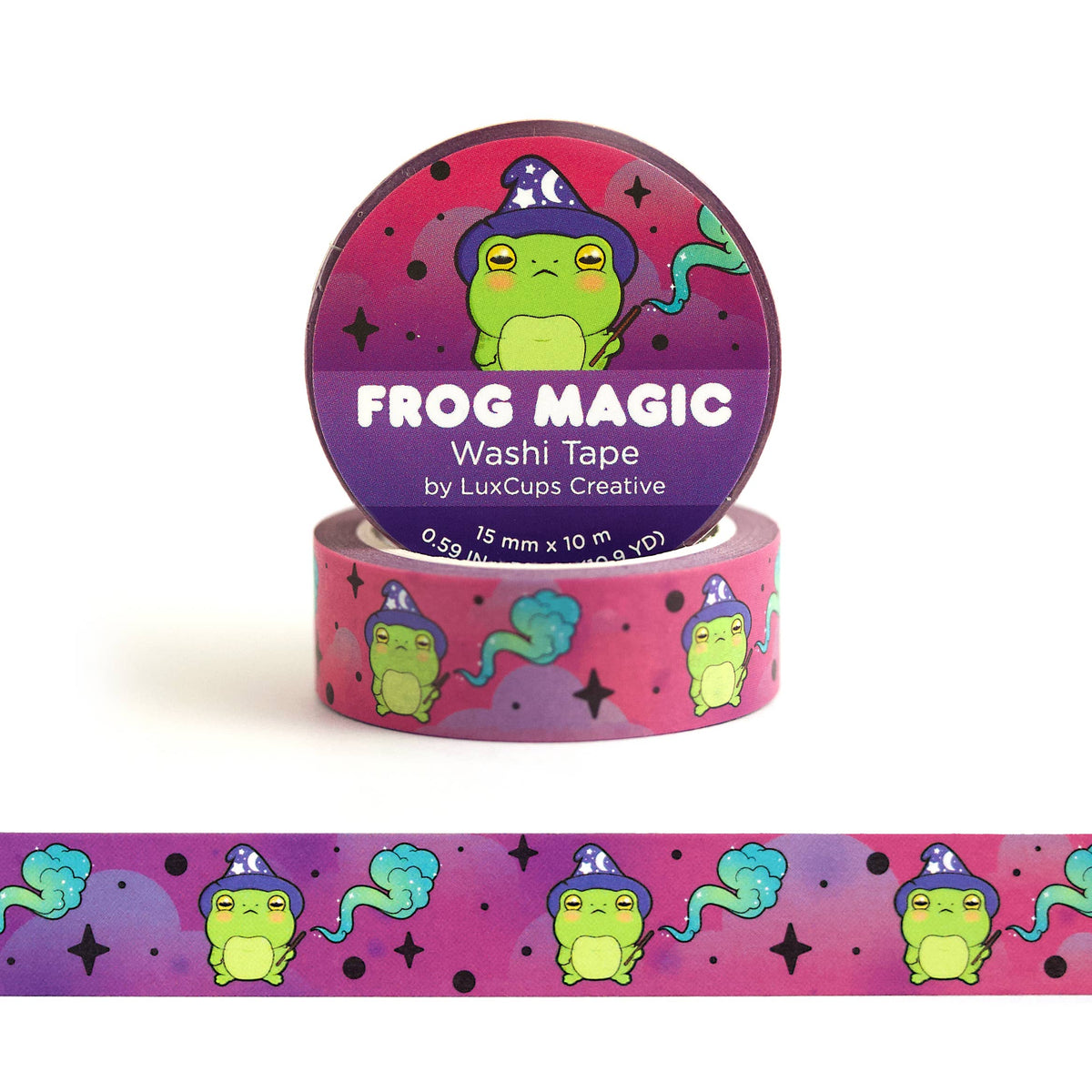 Frog Magic Washi Tape - Stationery | Decorative | Low-Tack