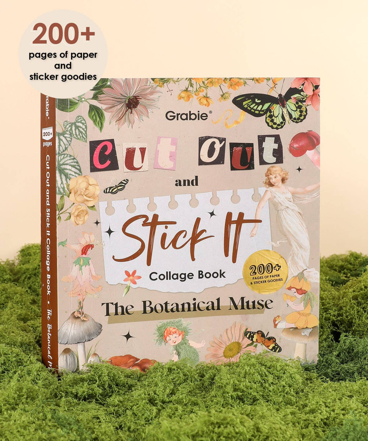 200+ Pages The Botanical Muse Collage Activity Book