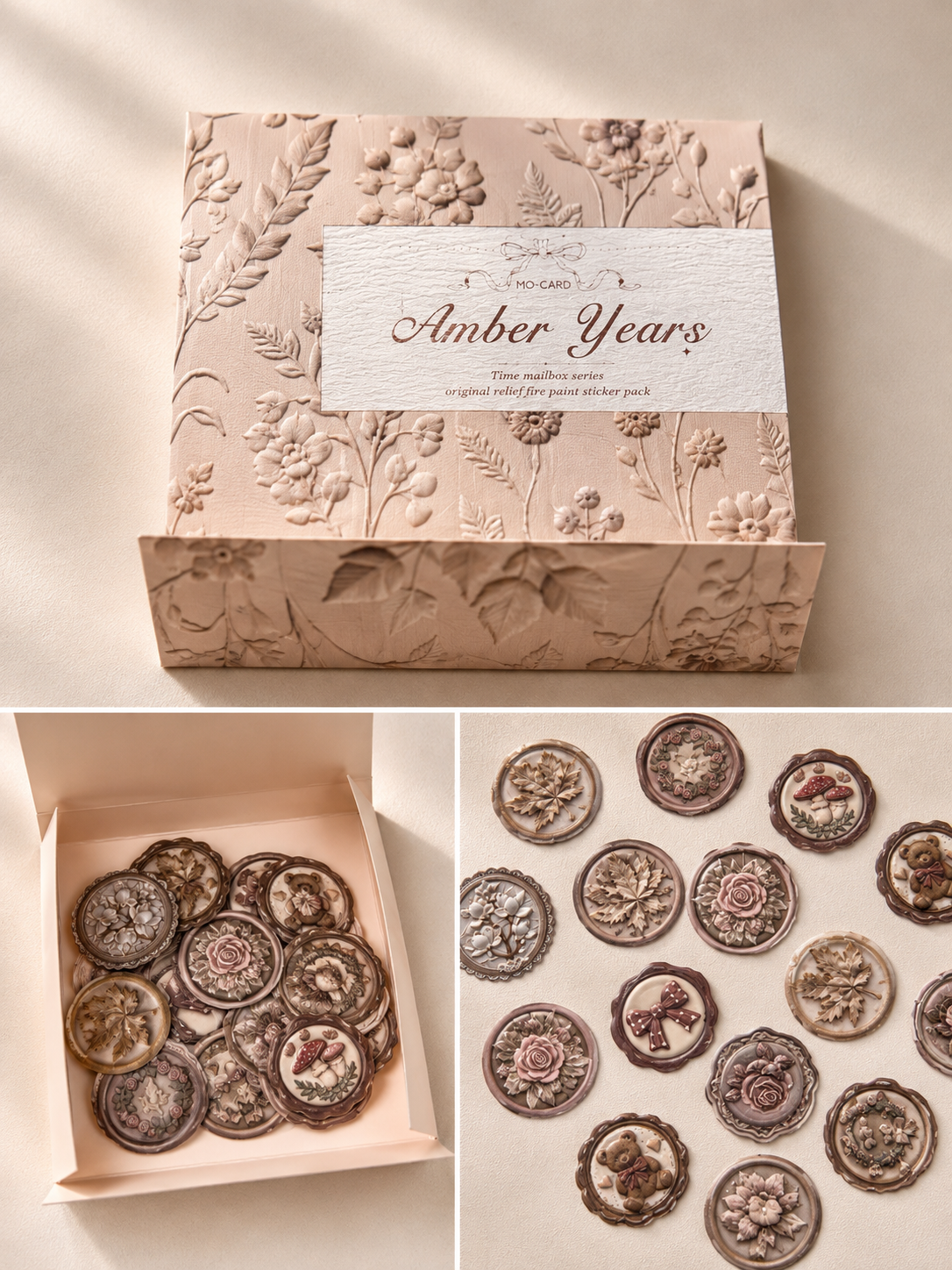 Vintage Scrapbook Paper Stamp