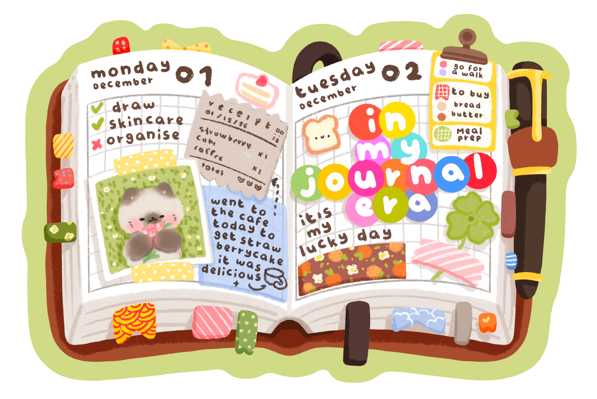 In my journal era sticker