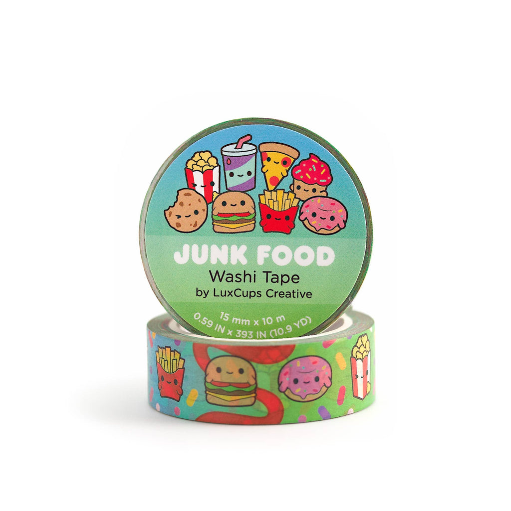 Junk Food Washi Tape - Stationery | Decorative | Low-Tack