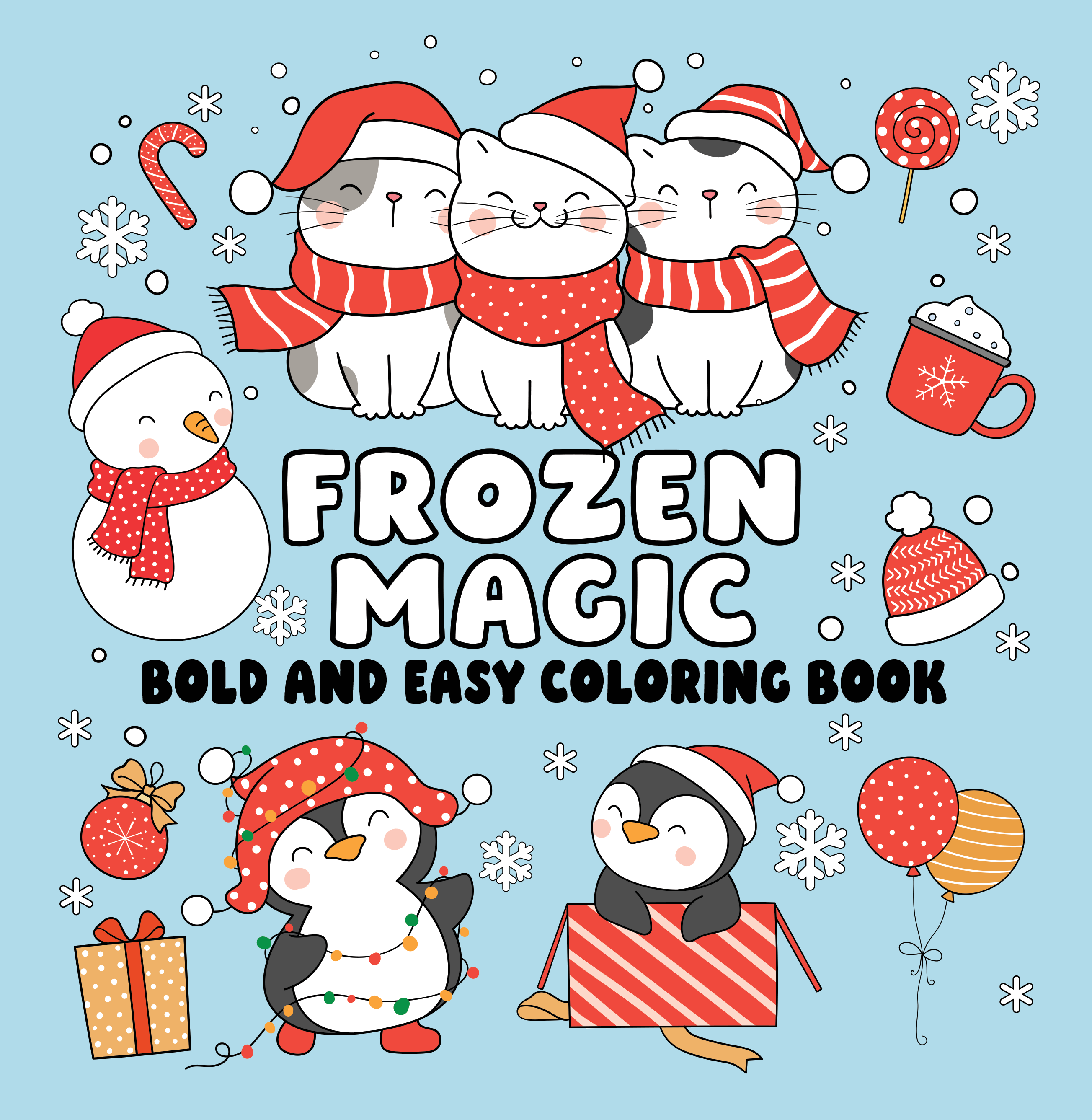 Frozen Magic Bold and Easy Coloring Book