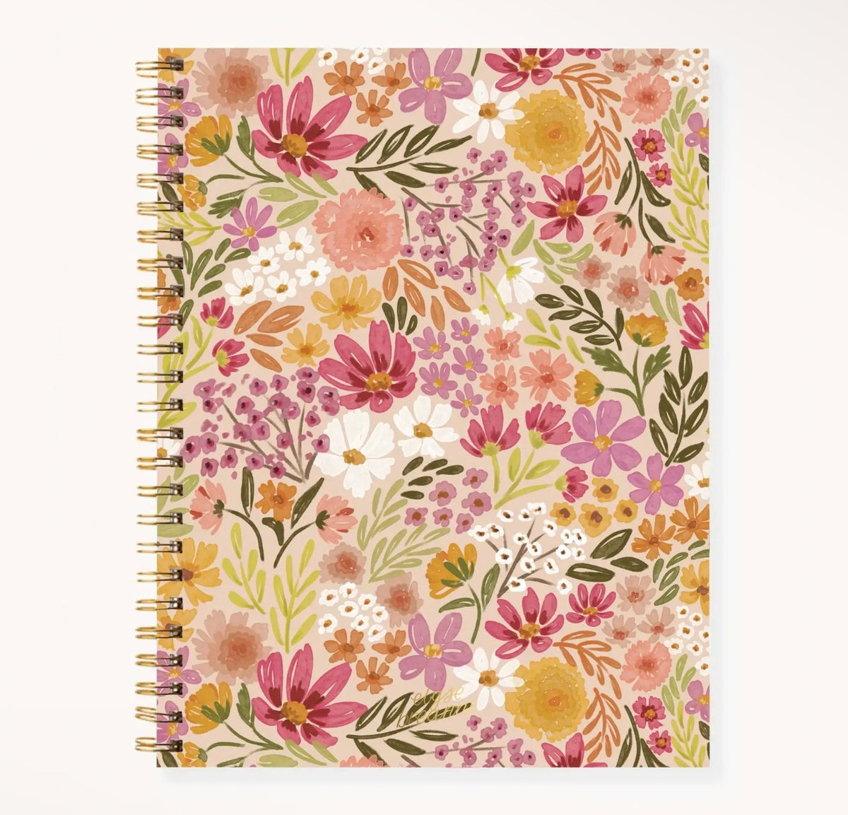 Floral Softcover Spiral Notebook