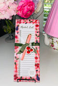 Market List Notepad with Magnetic Back & Pen