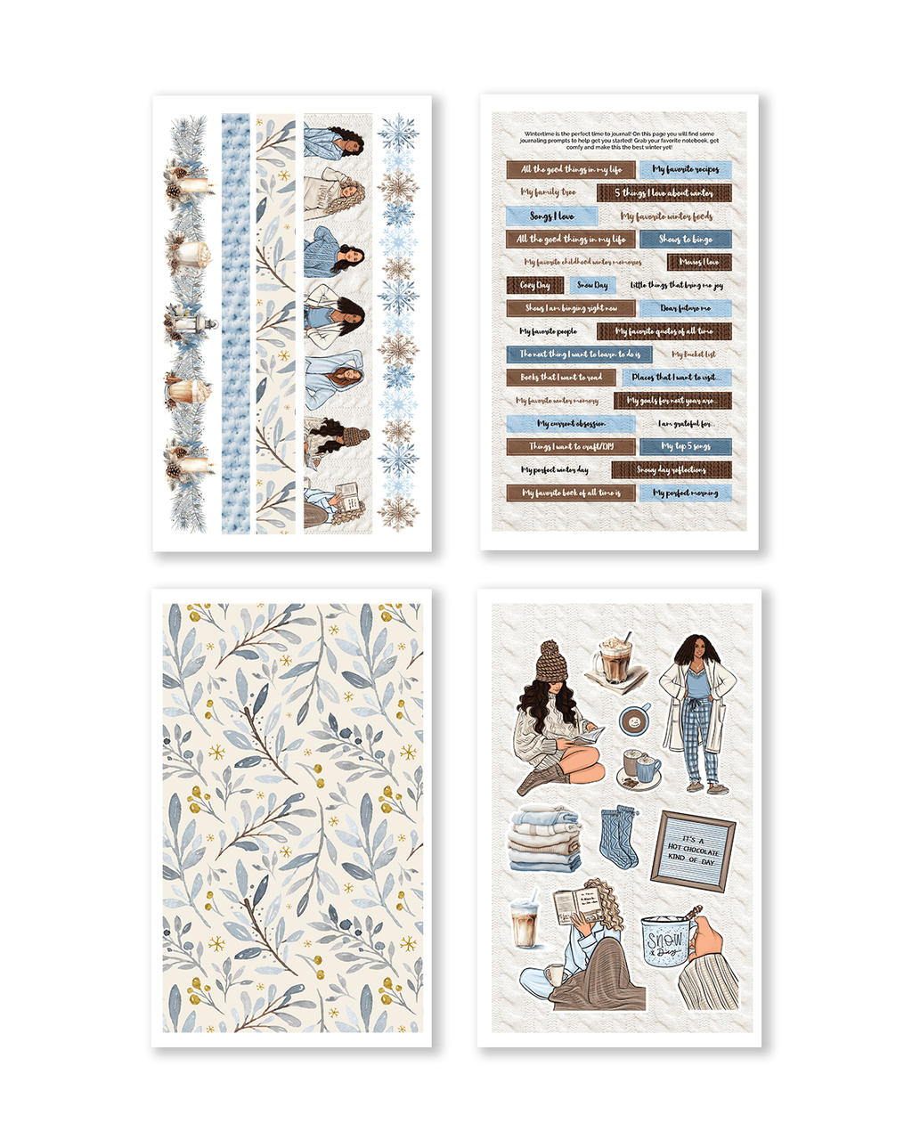 Cozy Winter Planner Sticker Book