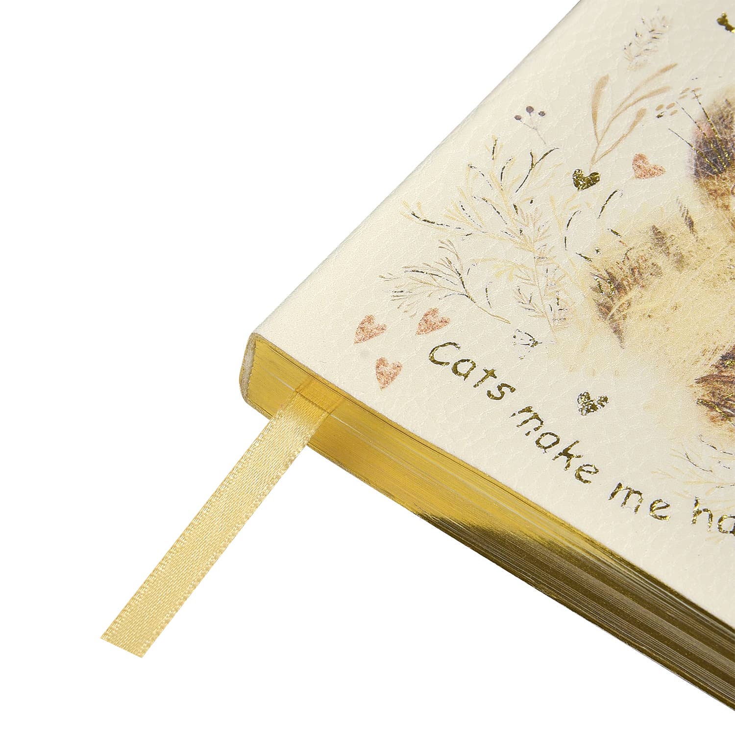 A6 Vegan Leather  Daily Planner Planner - Kitten