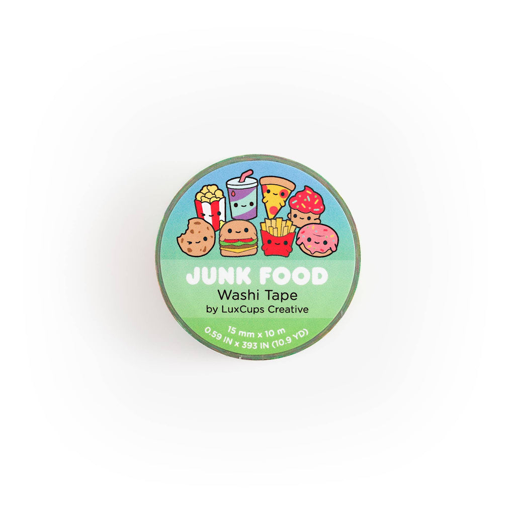 Junk Food Washi Tape - Stationery | Decorative | Low-Tack
