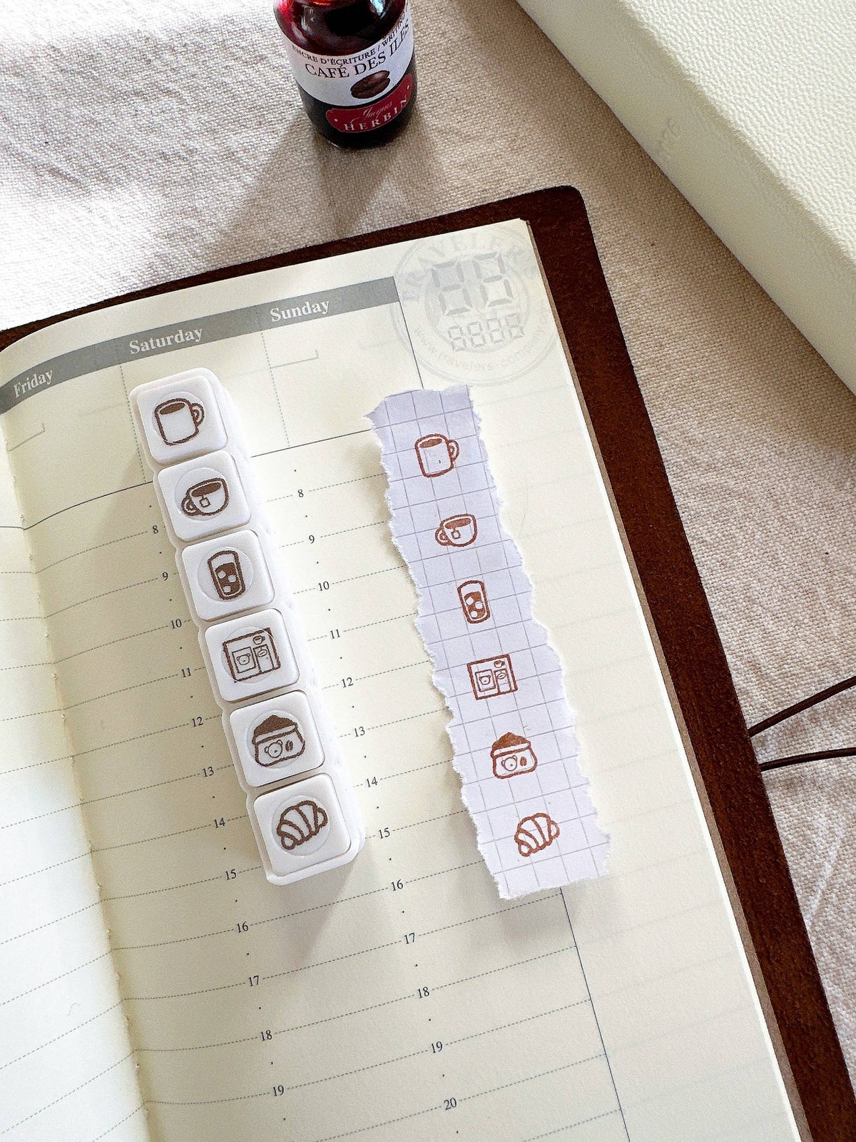 Bear's Happy Moments Button Stamp