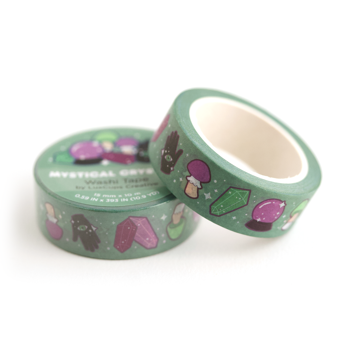 Mystical Crystals Washi Tape - Stationery | Decorative Tape