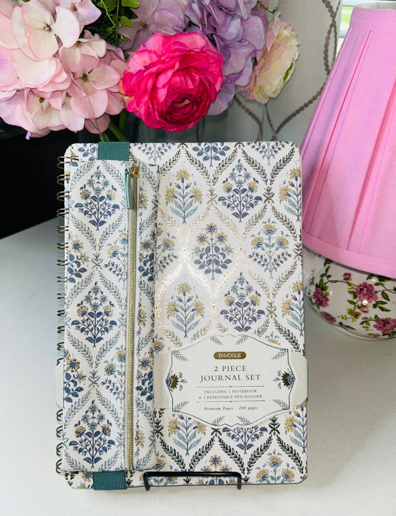 Envogue Floral 2 piece Journal Set