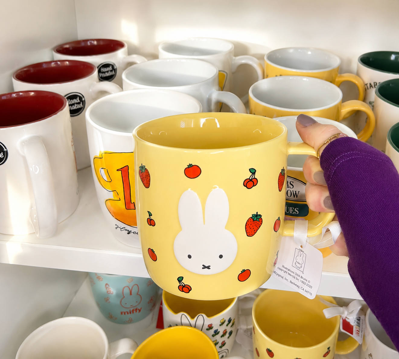 Miffy Strawberry & Cherries 20oz Mug