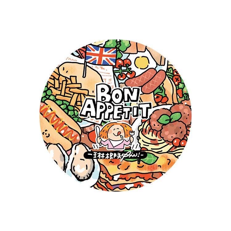 Bon Appetit Western Food Washi Tape - RiN Studio Vol. 11