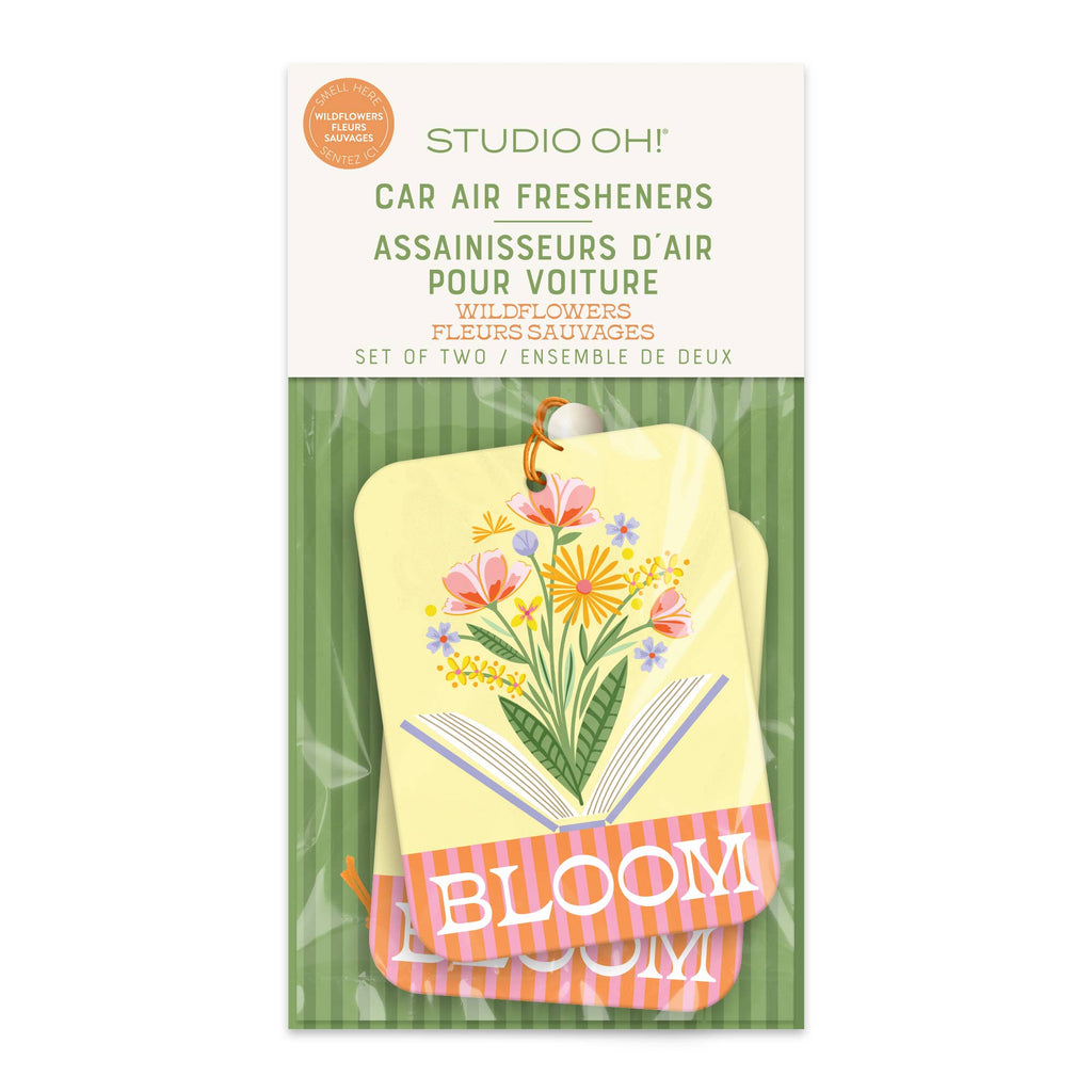 Blooming Book Car Air Freshener