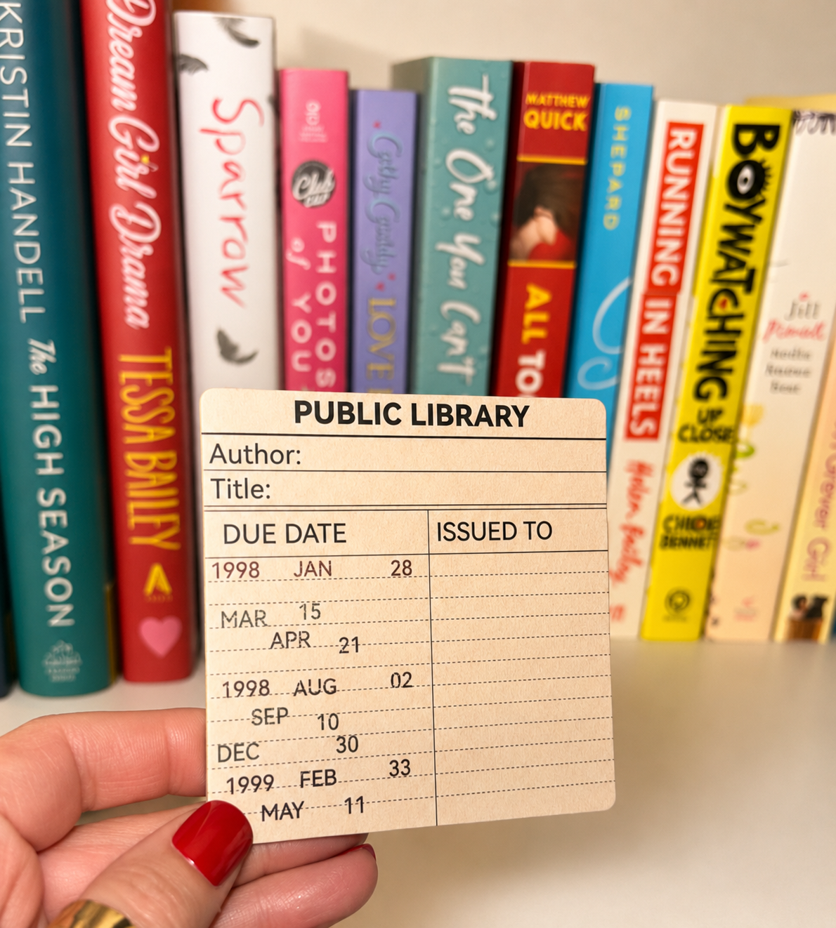Public Library Card Coaster