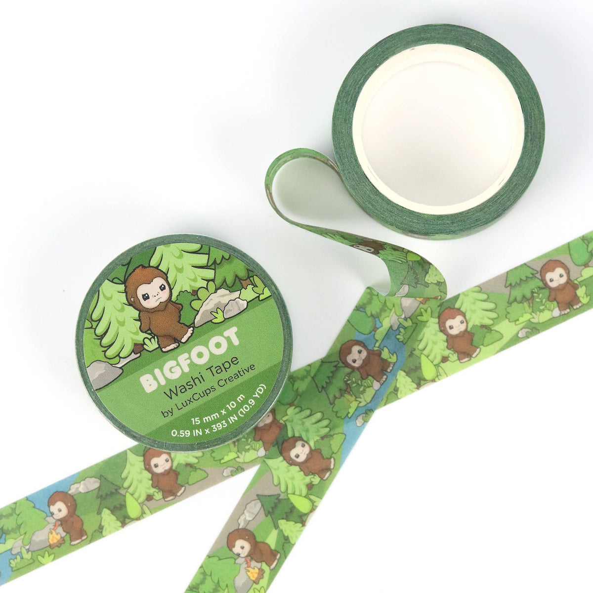 Bigfoot Washi Tape - Stationery | Decorative | Low-Tack Tape
