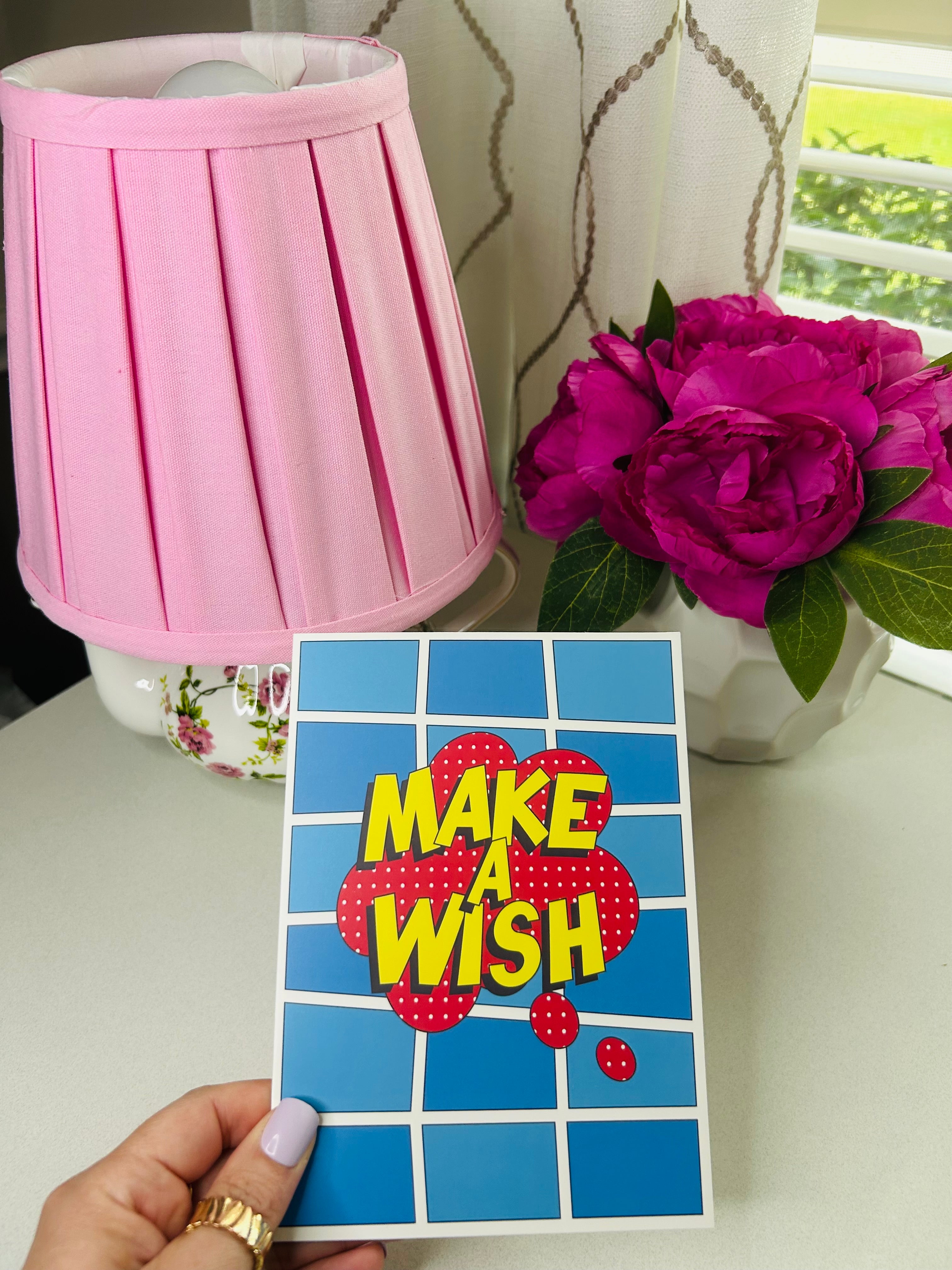 Make A wish Card