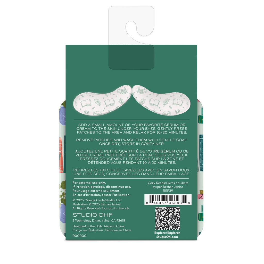 Cozy Reads Reusable Under-Eye Patches