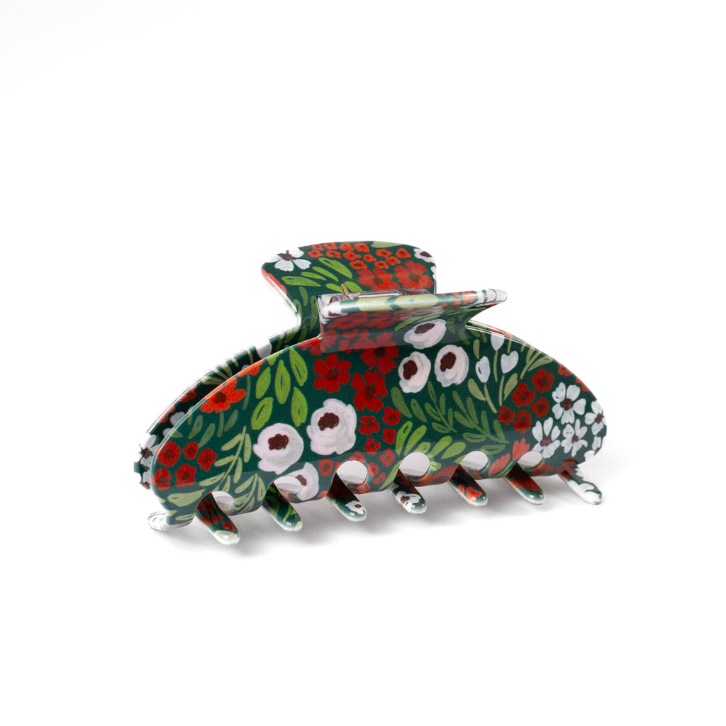 Holiday Claw Clip | Christmas: Christmas Floral
