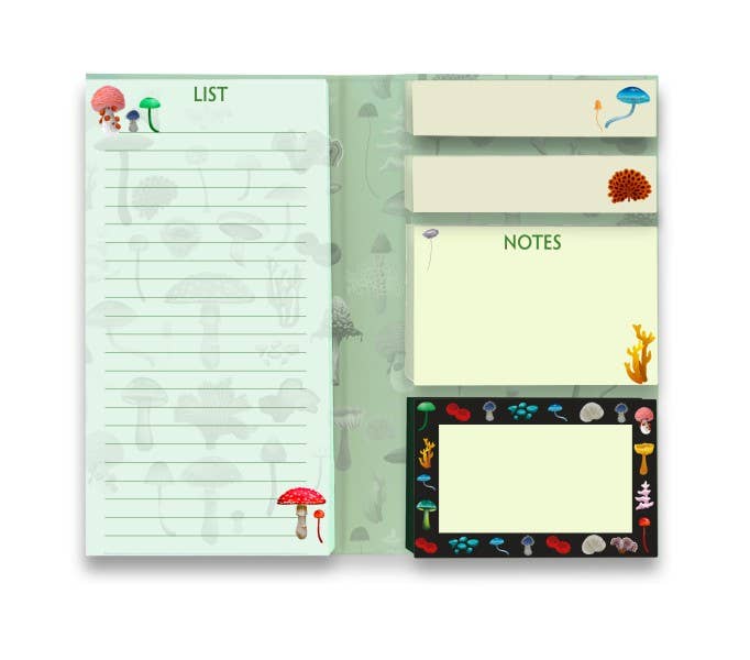 Anna Stead: Mushrooms & Fungi Soft Touch Journal Gift Set