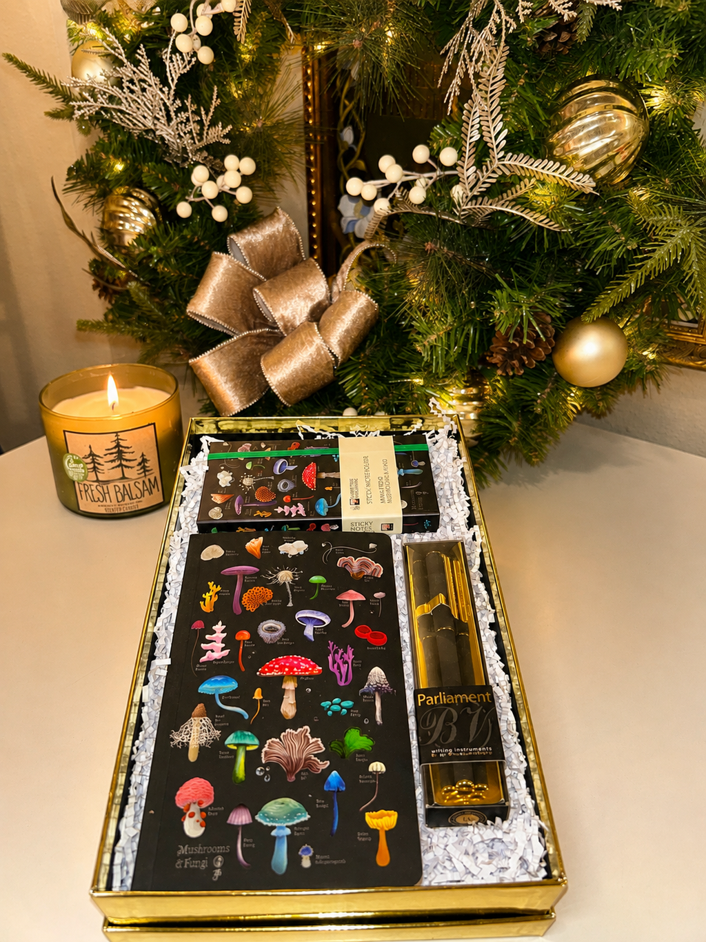 Anna Stead: Mushrooms & Fungi Soft Touch Journal Gift Set