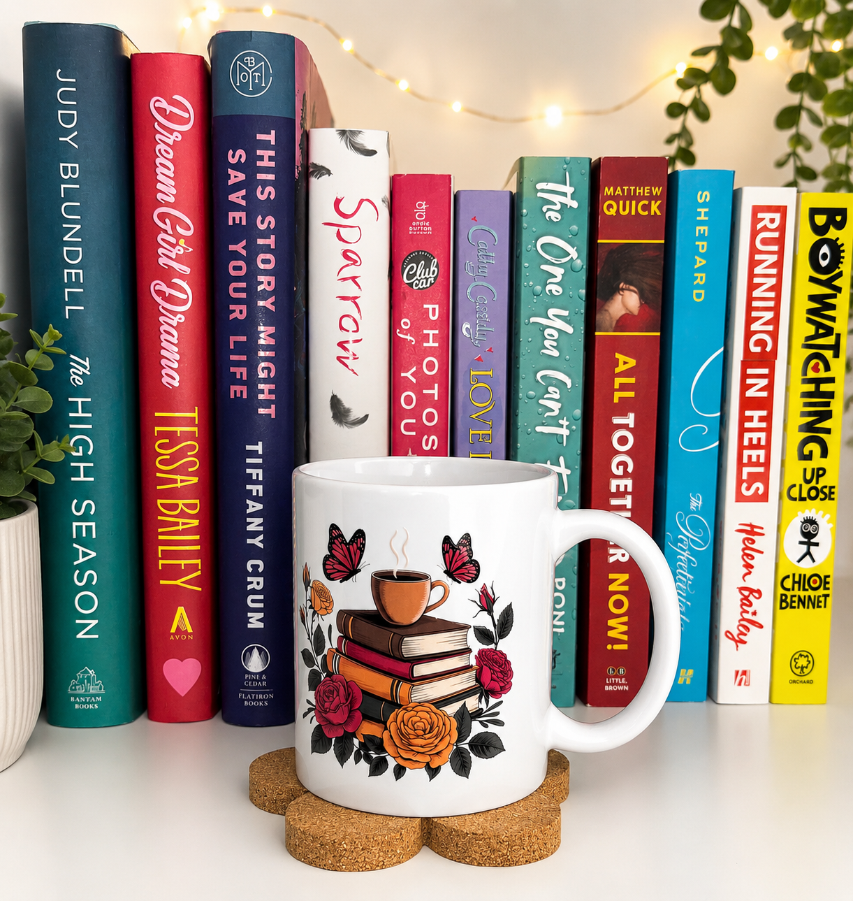 Coffee, Books & Roses 11oz Mug