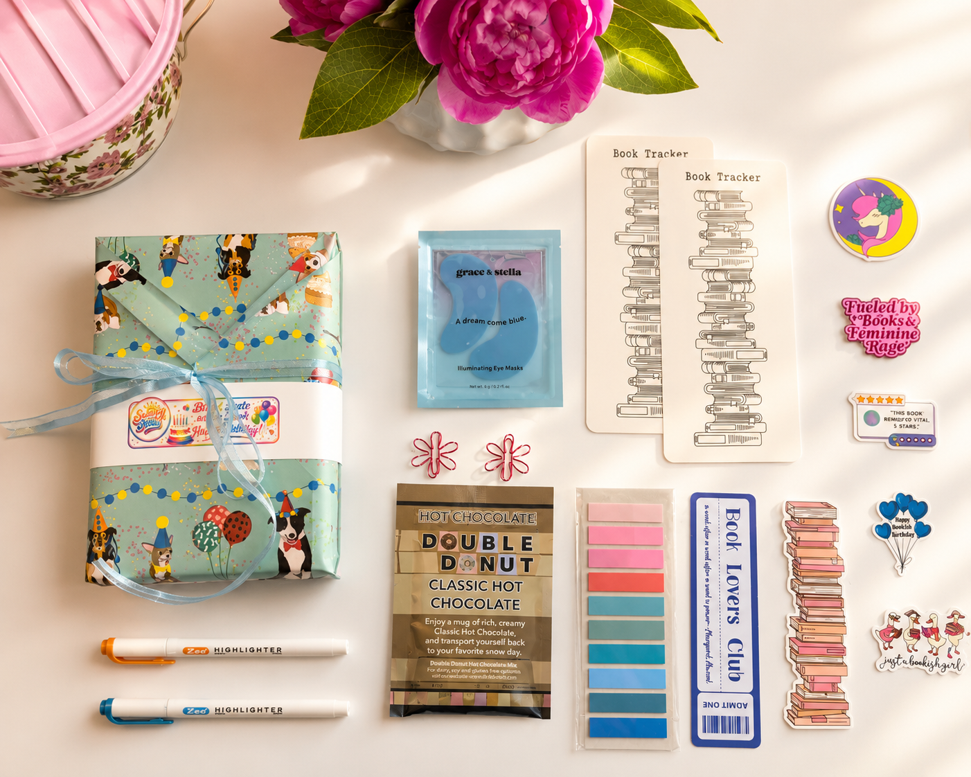 Blind Date with a Book Happy Birthday Edition - Puppy Lover