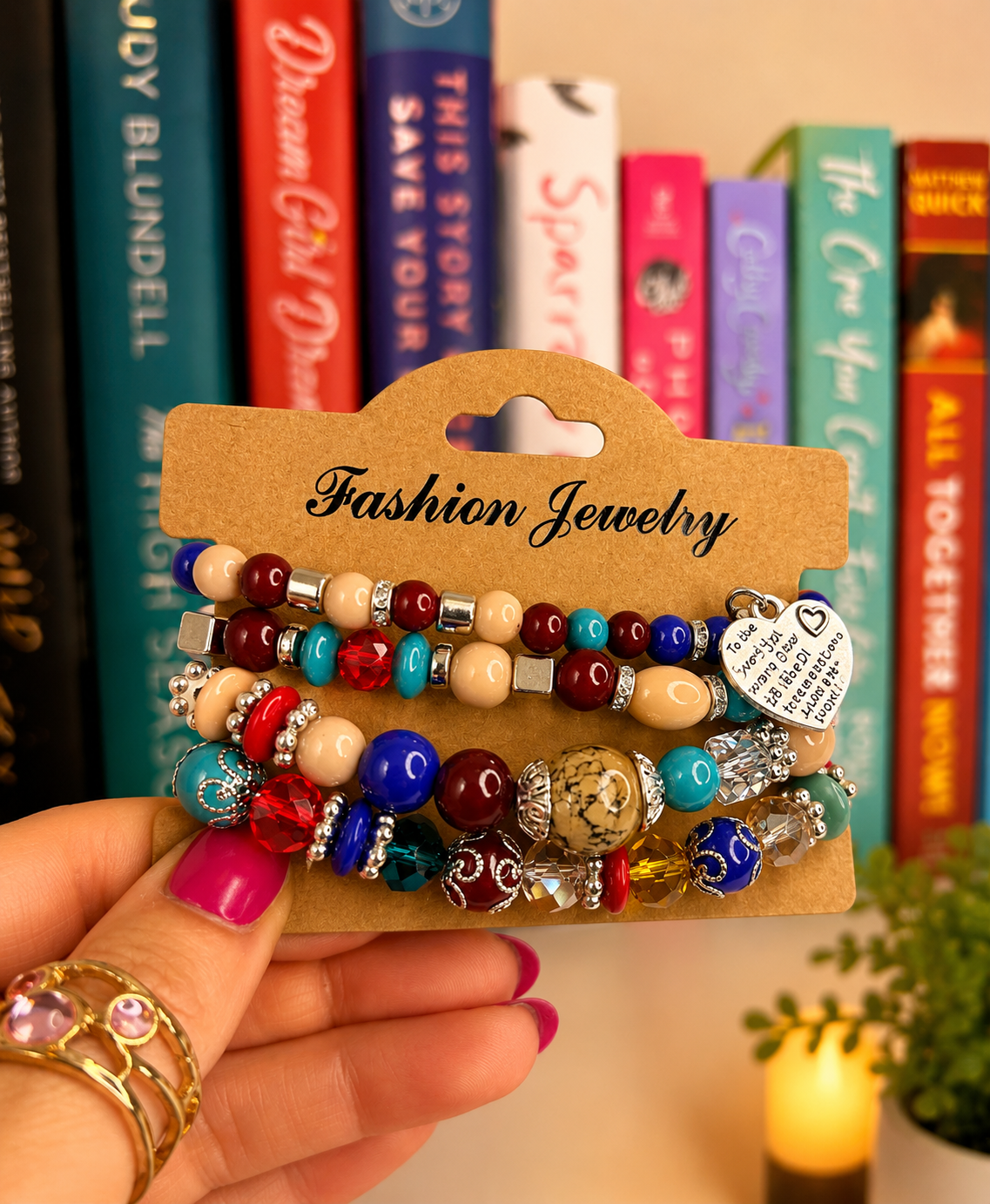 Bohemian Layered Beaded Bracelets