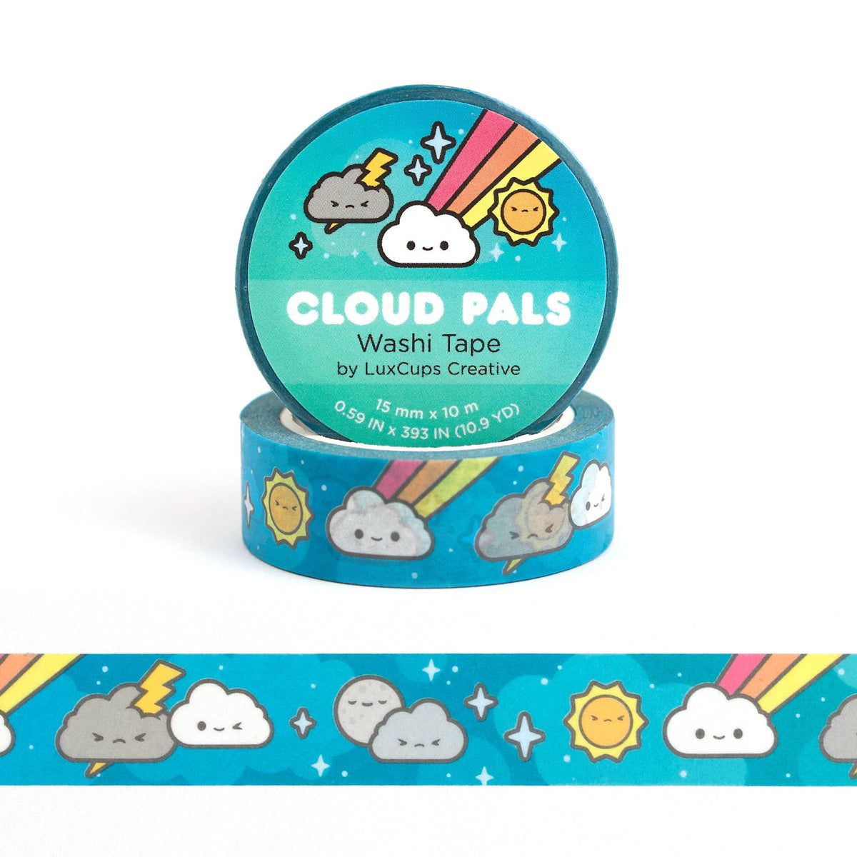 Cloud Pals Washi Tape - Stationery | Decorative | Low-Tack