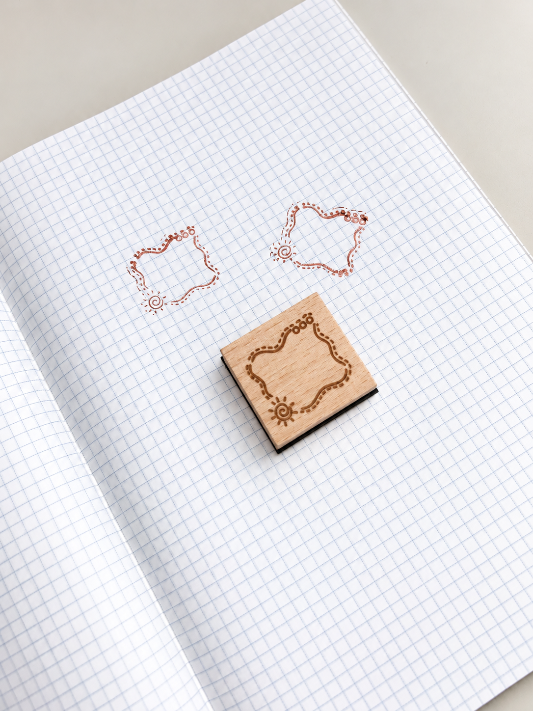 Sunny Message Board Wooden Stamp