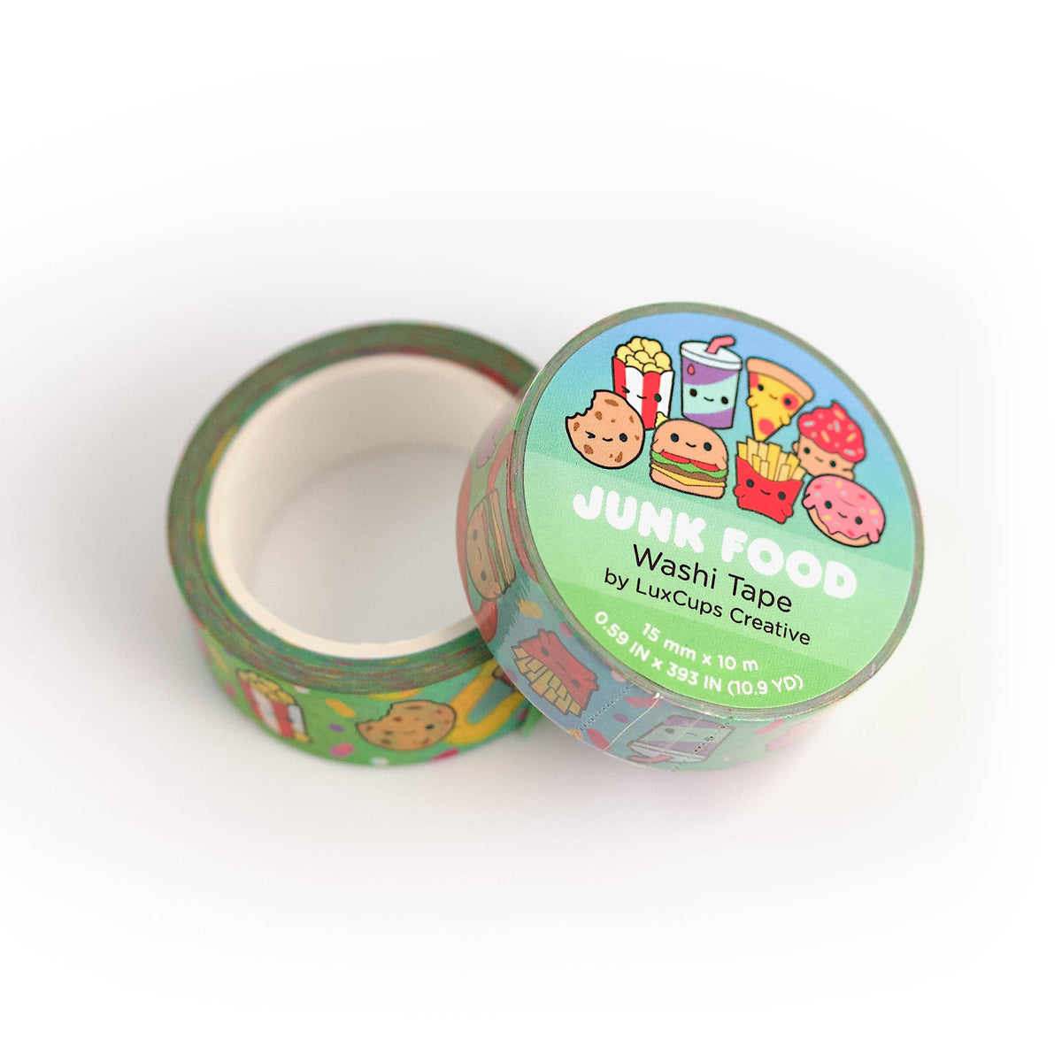Junk Food Washi Tape - Stationery | Decorative | Low-Tack