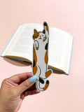 Calico Cat Die Cut Bookmark