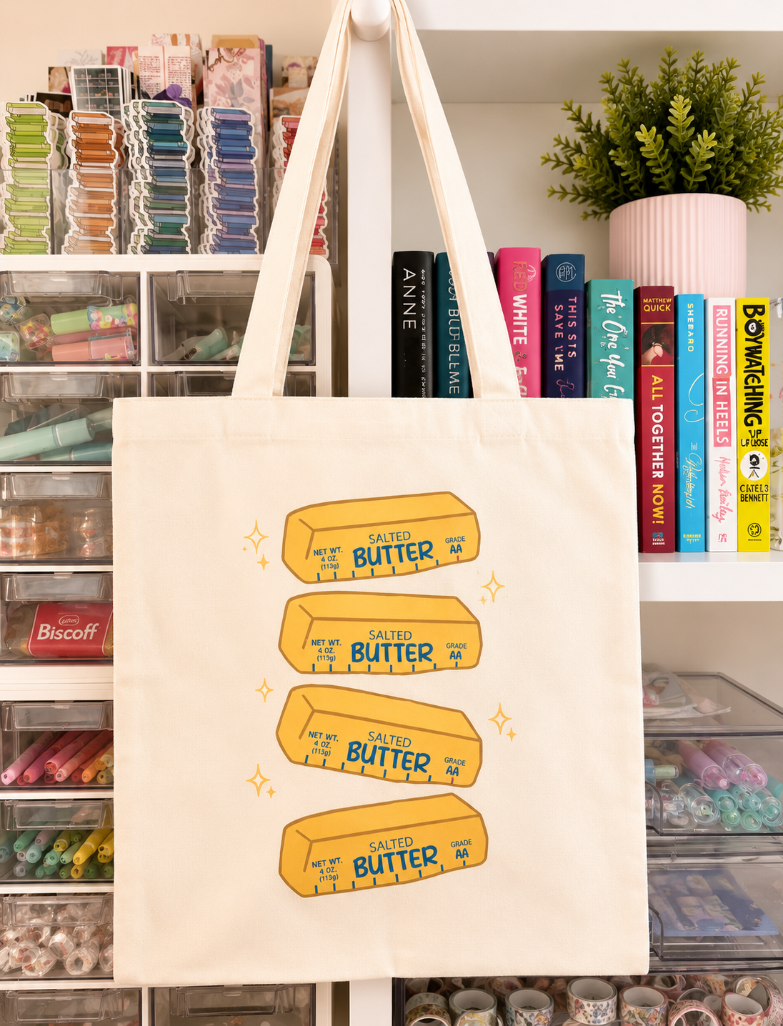 Butter Canvas Tote Bag