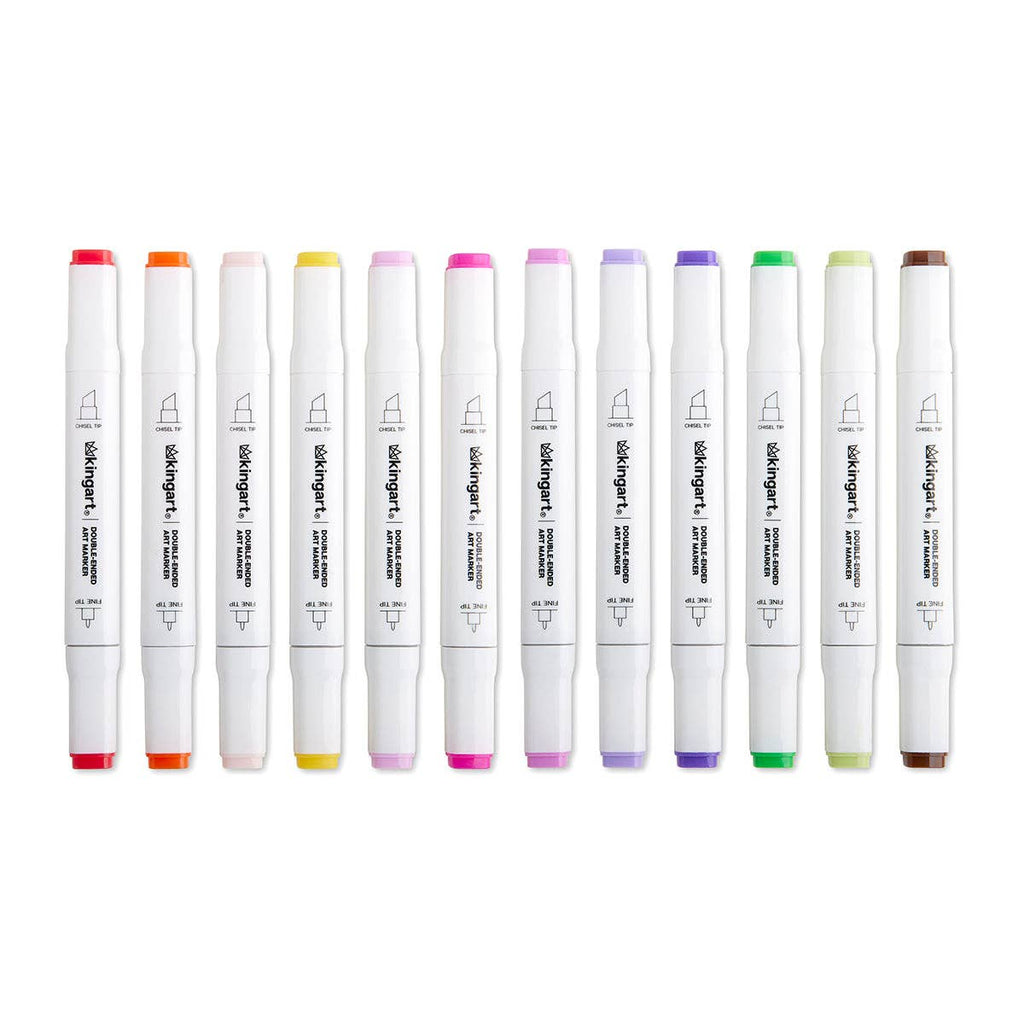 PRO Double-Ended Alcohol Markers - 12 Floral Colors
