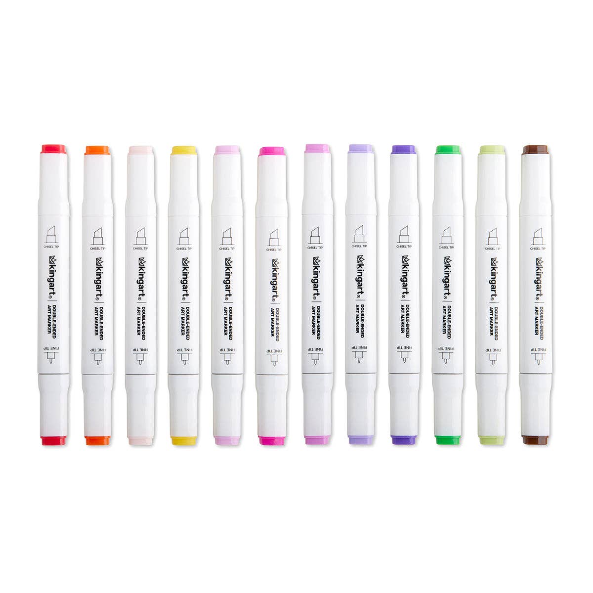 PRO Double-Ended Alcohol Markers - 12 Floral Colors