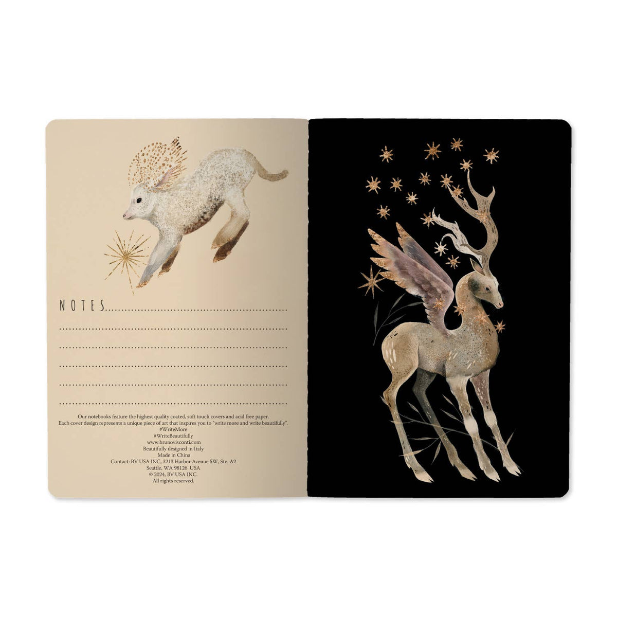 A5 Notebook Forest Fauna