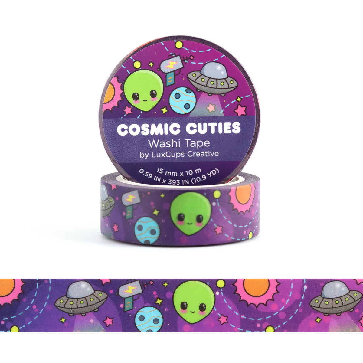 Cosmic Cuties Washi Tape - Stationery | Decorative Tape