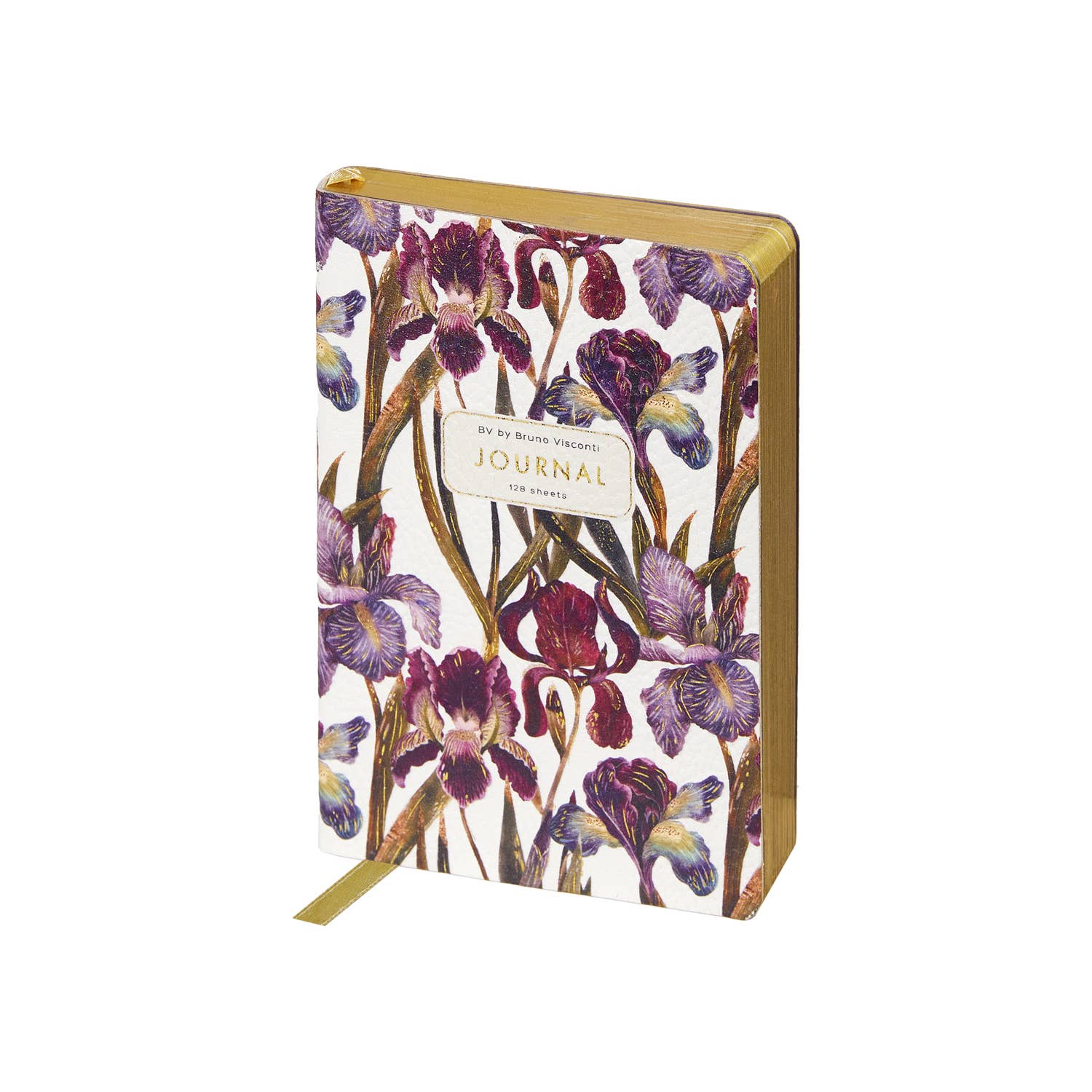 A6 Vegan Leather  Daily Planner Planner - Irises