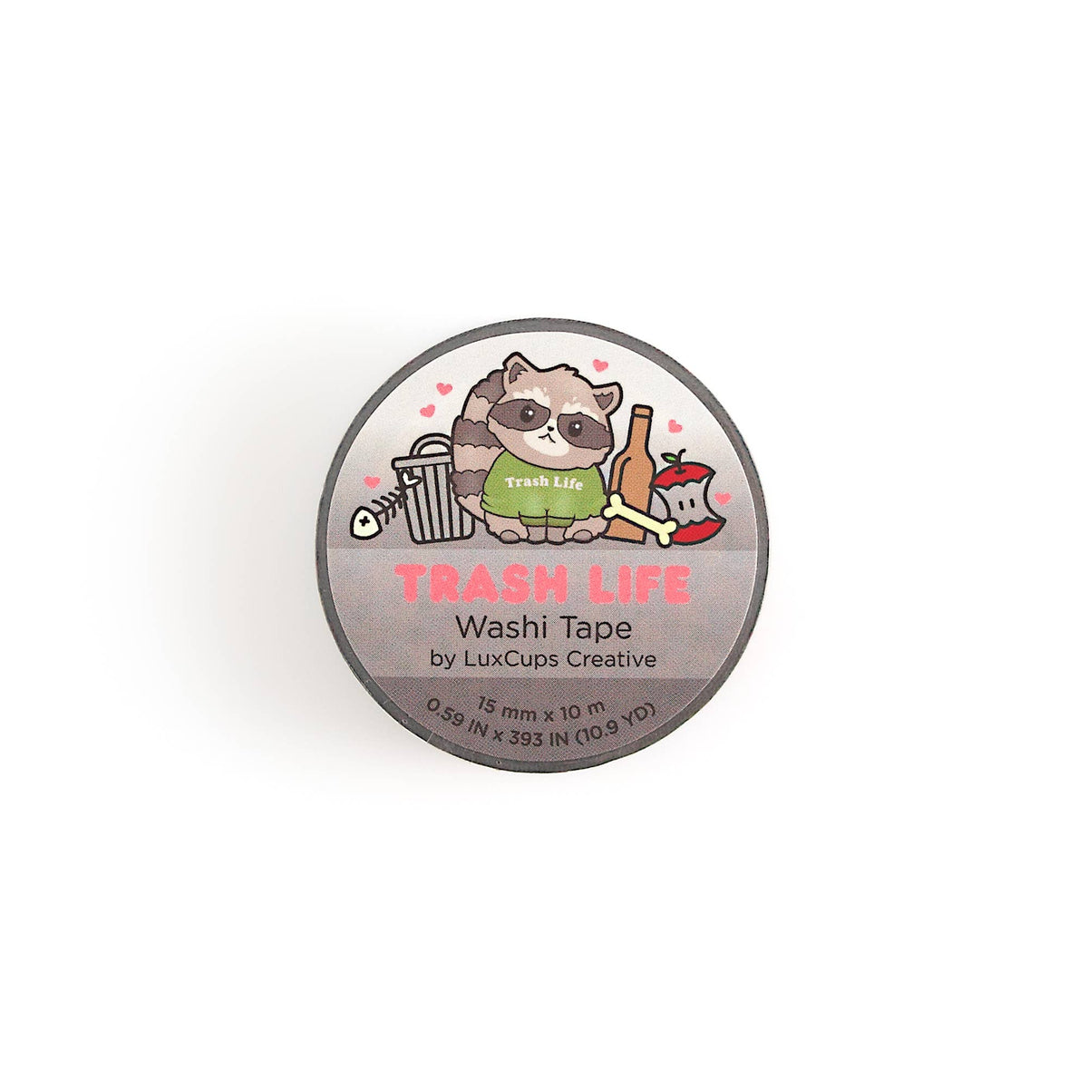 Trash Life Washi Tape - Stationery | Decorative | Low-Tack