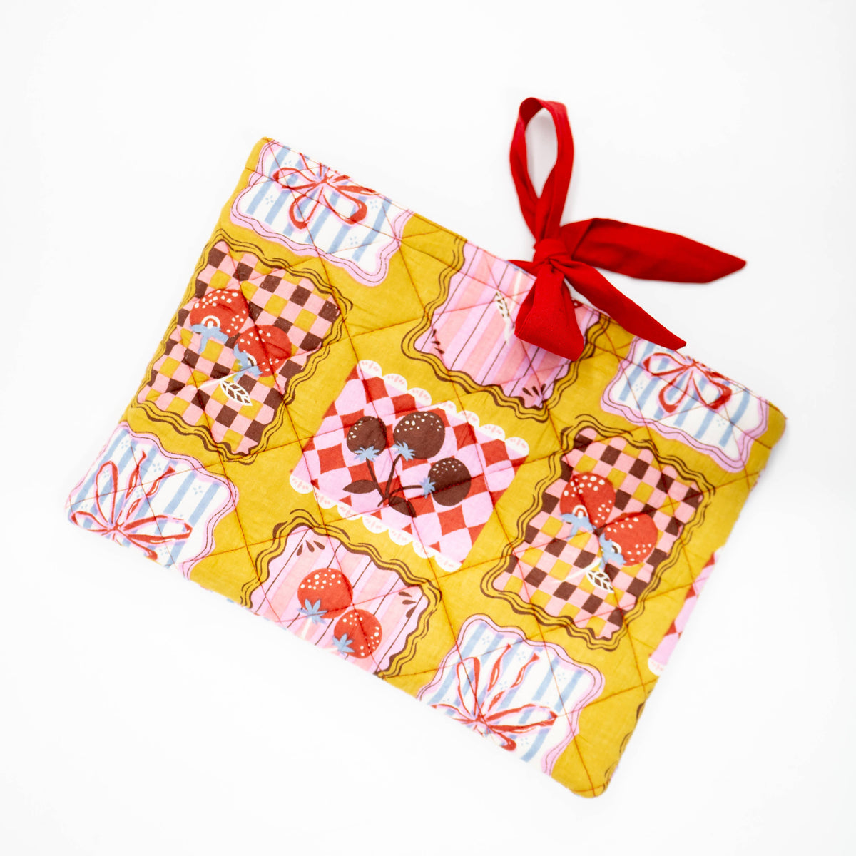 Book Cover | Quilted Book Sleeve | Cotton Book Cover
