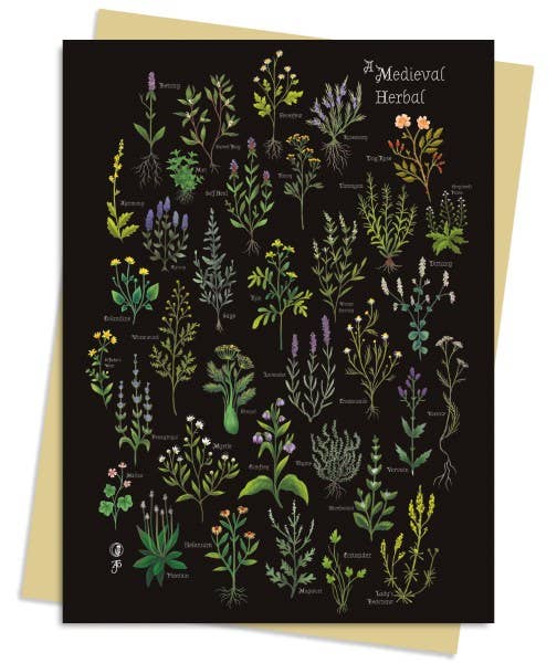 Anna Stead: Medieval Herbal Greeting Card