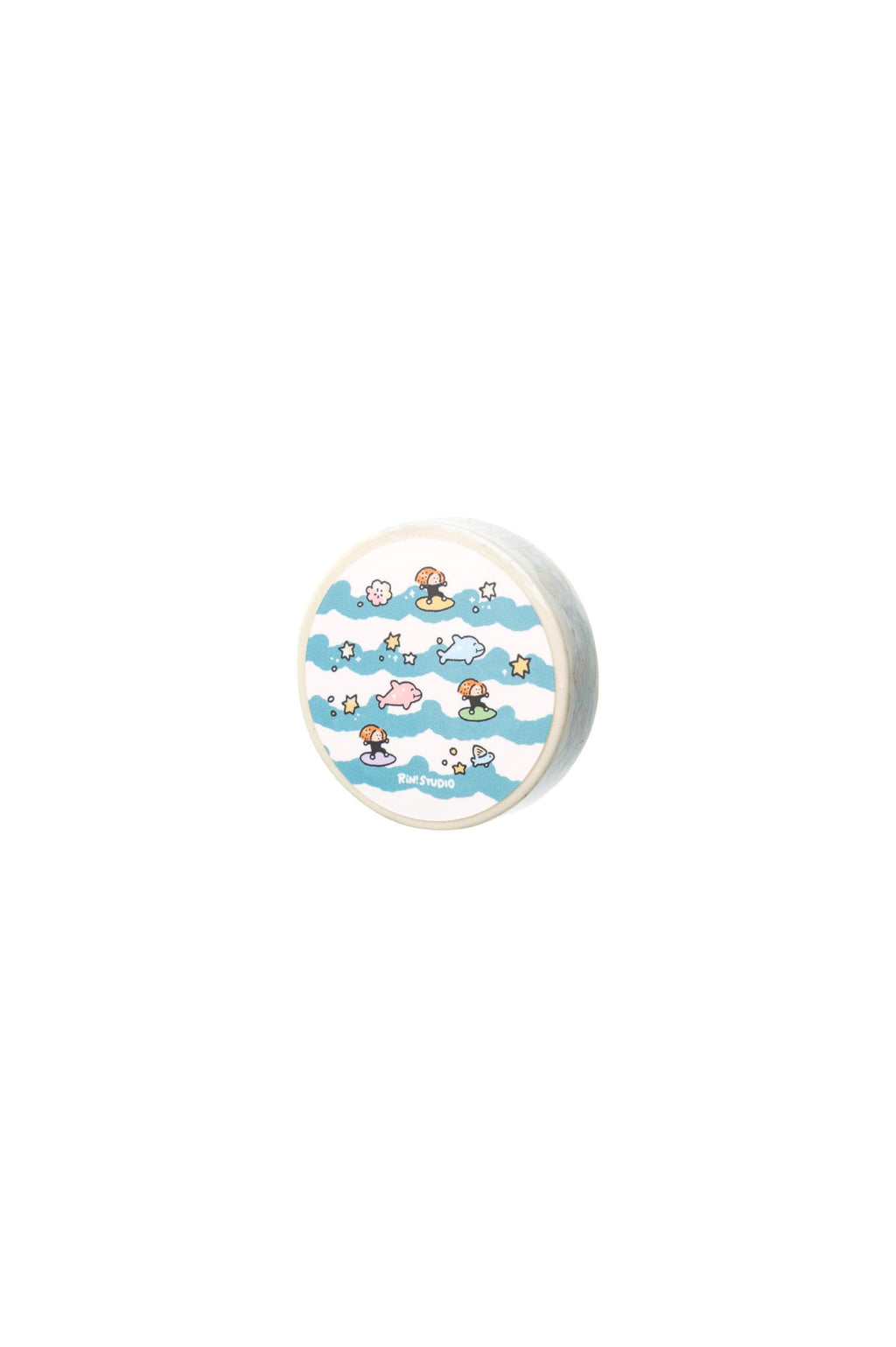 Wave mini Washi Tape - Surfing Beach decoration tape RiN! Studio