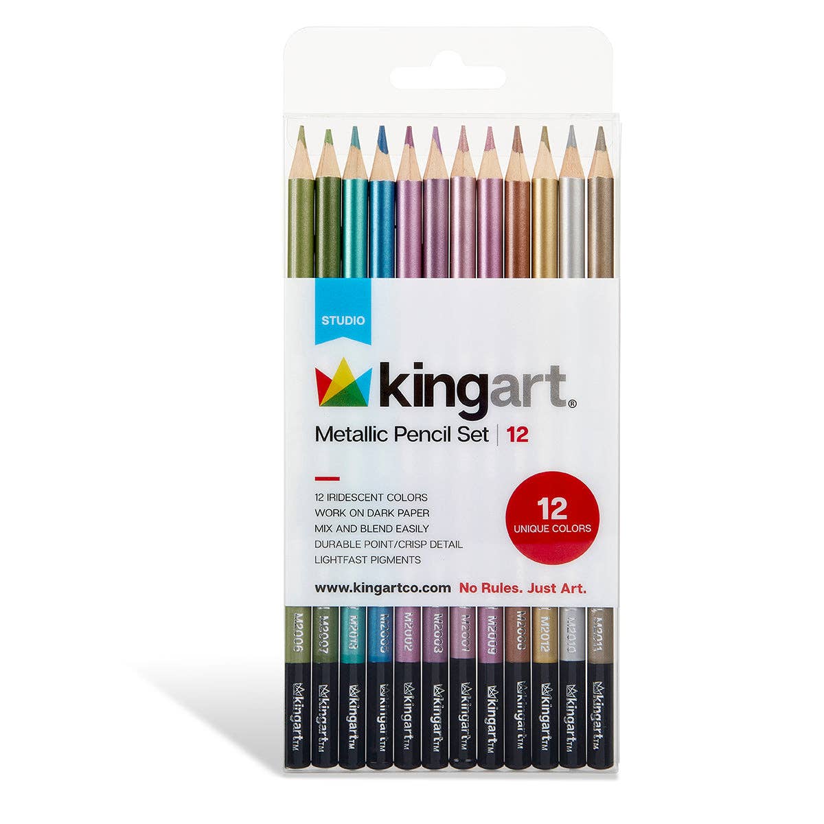 Colored Pencils - 12 Metallic Colors