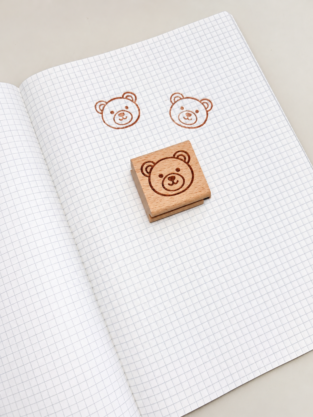 Bear Wooden Stamp
